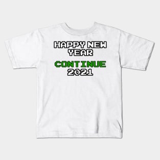 Happy New Year 2021 - Retro Gaming -New Years Eve Kids T-Shirt